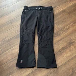 Womens fleece lined flare snow/ski pants